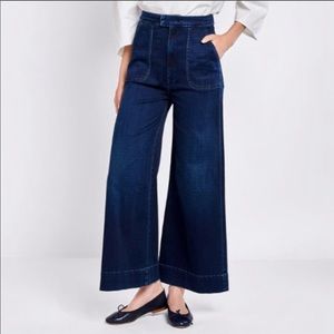 MOTHER Wide Leg Greaser High Rose Jeans NWOT